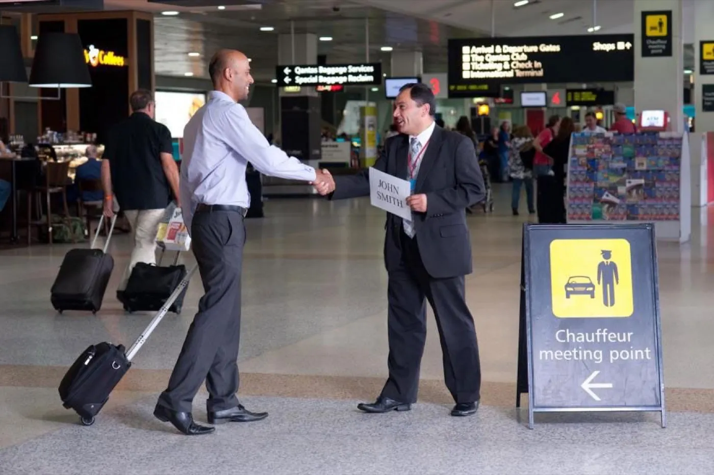 Recepción en aeropuertos